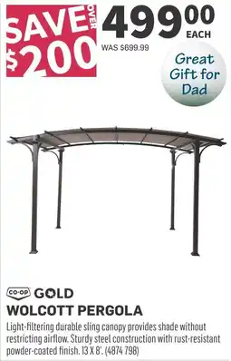 Co-op CO-OP GOLD WOLCOTT PERGOLA offer