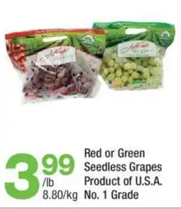 Highland Farms Red or Green Seedless Grapes offer