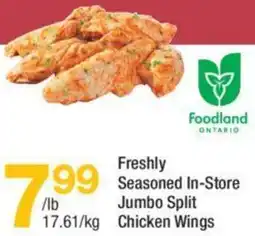 Highland Farms Freshly Seasoned In-Store Jumbo Split Chicken Wings offer