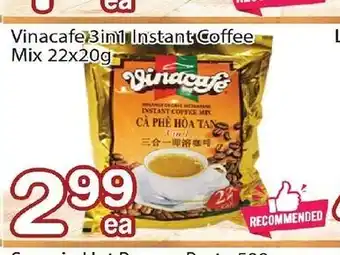 Nations Fresh Foods Vinacafe 3in1 Instant Coffee Mix 22x20g offer