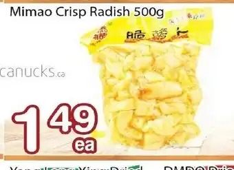 Nations Fresh Foods Mimap Crisp Radish 500g offer