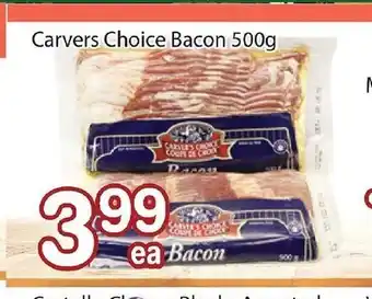 Nations Fresh Foods Carvers Choice Bacon 500g offer