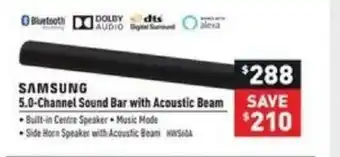Visions Electronics 5.0-Channel Sound Bar With Acoustic Beam offer