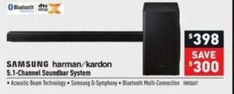Visions Electronics 5.1-Channel Soundbar System offer