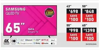 Visions Electronics Q60A Smart Tv offer