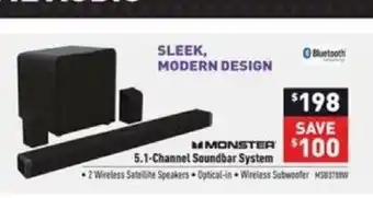 Visions Electronics 5.1-Channel Soundbar System offer