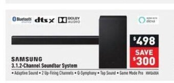 Visions Electronics 3.1.2.-Channel Soundbar System offer