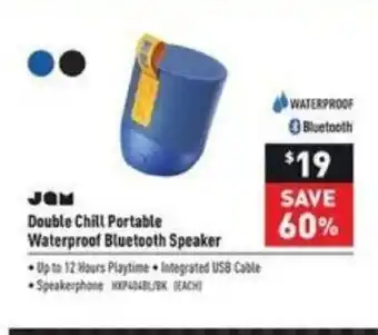 Visions Electronics Double Chill Portable Waterproog Bluetooth Speaker offer
