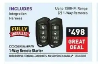 Visions Electronics 1-Way Remote Starter offer