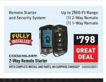 Visions Electronics -Way Remote Starter offer