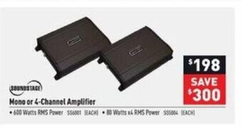 Visions Electronics Mono or 4-Channel Amplifier offer
