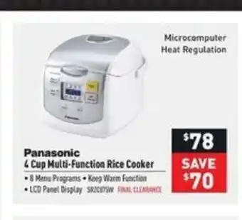 Visions Electronics 4 Cup Multi-Function Rice Cooker offer