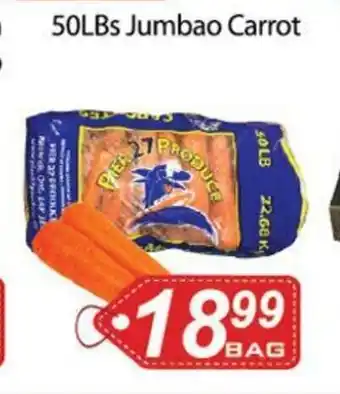 Ample Food Market 50lBS Jumbao Carrot offer