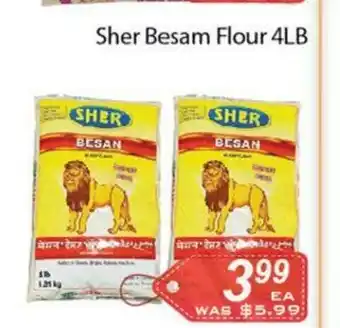 Ample Food Market Sher Besam Flour 4LB offer
