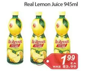 Ample Food Market Real Lemon Juice 945ml offer