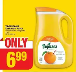 No Frills TROPICANA ORANGE JUICE offer