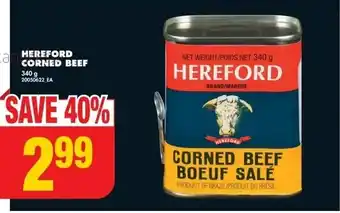 No Frills HEREFORD CORNED BEEF offer