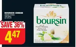 No Frills BOURSIN CHEESE offer