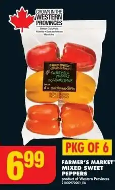 No Frills FARMER'S MARKET MIXED SWEET PEPPERS offer