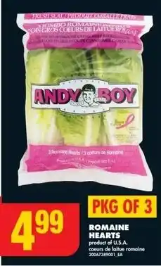 No Frills ROMAINE HEARTS offer
