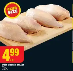 No Frills SPLIT CHICKEN BREAST offer
