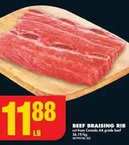 No Frills BEEF BRAISING RIB offer