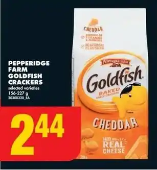 No Frills PEPPERIDGE FARM GOLDFISH CRACKERS offer