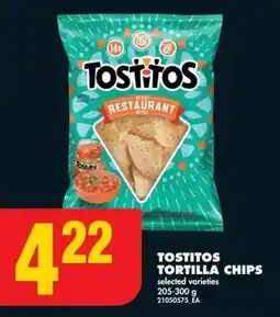 No Frills TOSTITOS TORTILLA CHIPS offer
