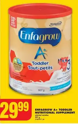 No Frills ENFAGROW A+ TODDLER NUTRITIONAL SUPPLEMENT selected varieties 907 g offer