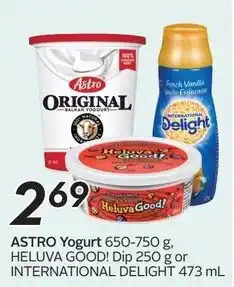 Sobeys ASTRO Yogurt offer