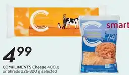 Sobeys COMPLIMENTS Cheese or Shreds offer