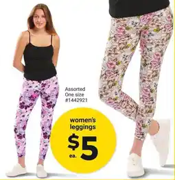 Giant Tiger women's leggings offer
