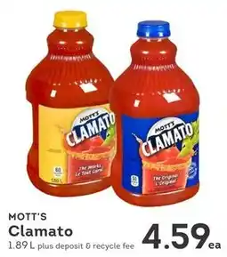 IGA MOTT'S CLAMATO offer