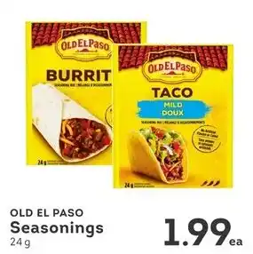 IGA OLD EL PASO Seasonings offer