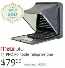 Vistek mobifoto T1 PRO Portable Teleprompter offer