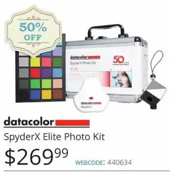 Vistek datacolor SpyderX Elite Photo Kit offer