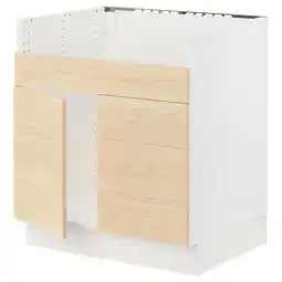 IKEA Sektion Base cab f tallsjÖn sink, white/askersund light ash effect, 30x24x30 offer