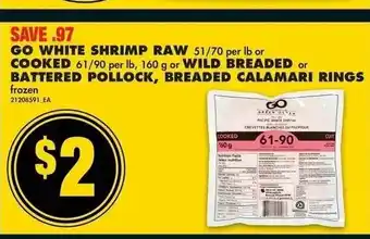 No Frills Go White Shrimp Raw Cooked offer