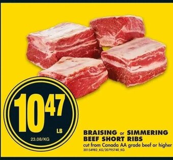 No Frills Braising Simmering Beef Short Ribs offer