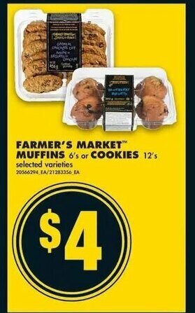 No Frills Farmer's Market Muffins Cookies offer