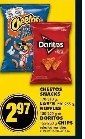 No Frills Cheetos Snacks offer