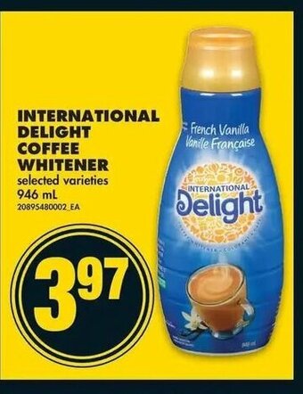 No Frills International Delight Coffee Whitener offer