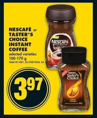 No Frills Nescafé Taster's Choice Instant Coffee offer