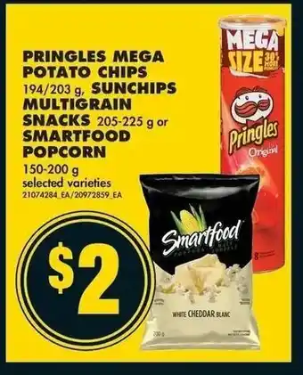 No Frills Pringles Mega Potato Chips offer