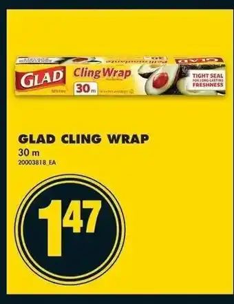 No Frills Glad Cling Wrap offer