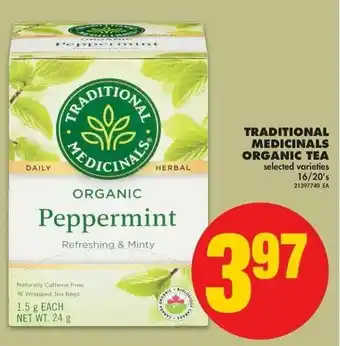 No Frills Traditional Medicinals Organic Tea offer