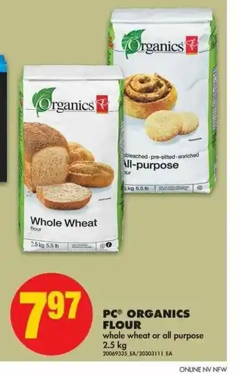 No Frills Organics Flour offer