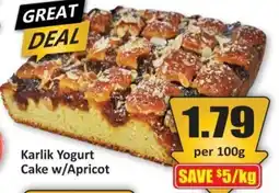 Starsky Karlik Yogurt Cake w/Apricot offer