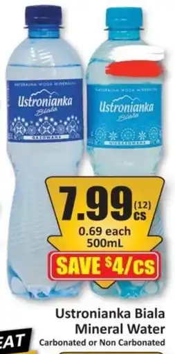 Starsky Ustronianka Biala Mineral Water offer