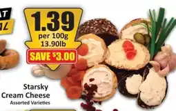 Starsky Starsky Cream Cheese Assorted Varieties offer